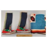 Indian Boots & Blanket