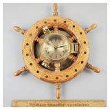 Ship Wheel Clock