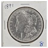 1891 Morgan Silver Dollar