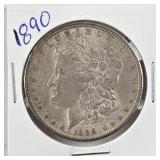 1890 Morgan Silver Dollar
