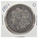 1884 O Morgan Silver Dollar