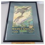 1932 Maas & Steffen Furs Poster Original