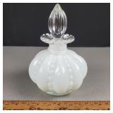 Fenton Glass Cologne Bottle w/ Stopper 4 & 1/2" H