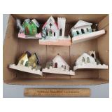 Vintage Christmas Putz Houses