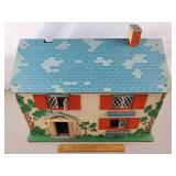 Vintage Masonite Doll House 25" W