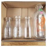 Vintage Milk Bottles