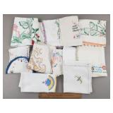 Vintage Embroidered Linens