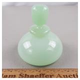 Vintage Jadeite Perfume Bottle 4" H