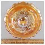 Fenton Carnival Glass Bowl Acorn 6 & 1/4" W