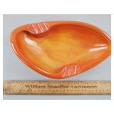 LE Smith Bittersweet Glass Ashtray 9 & 5/8" W