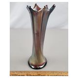 Diamond Glass (Indiana PA) Carnival Swung Vase