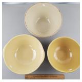 Vintage Mixing Bowls - Crown Chipped