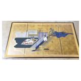 Oriental Divider Wall Decor 35 & /34 x 66"