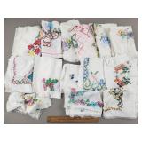 Vintage Embroidered Linens