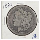 1882 Morgan Silver Dollar