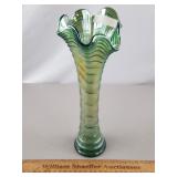 Imperial Carnival Glass Swung Vase 11 & 1/4" H