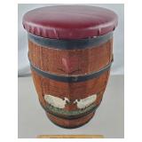 Painted Nail Keg Stool 20" H
