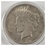 1922 Peace Silver Dollar
