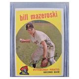 1959 Topps Bill Mazeroski Baseball Card