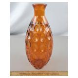 Vidrios San Miguel Hand Blown Glass Bottle 12"H
