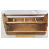 Vintage Wooden Tool Box 26" L