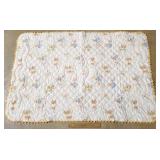 Vintage Baby Blanket 40 x 62"