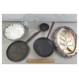Vintage Kitchen Lot w/ Cast Iron Skillet