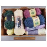 Box of Assorted Yarn