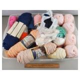 Box of Assorted Yarn