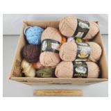 Box of Assorted Yarn