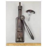 Iron Wine Bottle Opener & Cork Screw