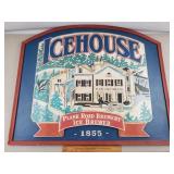 IceHouse Brewery Wooden Beer Sign
