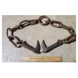 Antique Hand Forged Log Chain