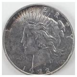 1922 Peace Silver Dollar