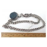 Sterling Silver Necklace w/ Pendant 35.9g