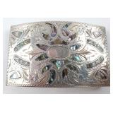 Sterling Silver Belt Buckle 63.2g