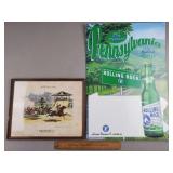 Kesslers Whiskey Print & Rolling Rock Standup