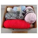 Box of Assorted Yarn