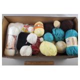 Box of Assorted Yarn