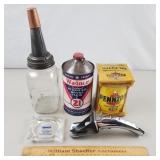 Gas & Oil Collectibles Lot, Apollo PA Ashtray