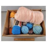 Box of Assorted Yarn