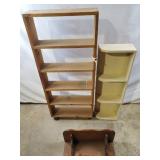 3ct Wooden Shelves - Up to 47" H