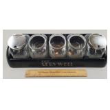 Vintage Limperts Servwell Soda Fountain Jars