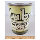 Lube Metal Quart Oil Can