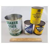 Vintage Oil Can Lot