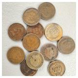 12ct Indian Head Pennies