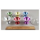 Vintage Sherbets in Chrome Holders