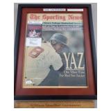Carl Yastrzemski Signed Sporting News JSA COA