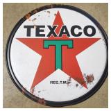 Modern Metal Texaco Sign 35 & 1/4