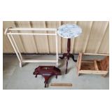 Wood Racks, Marble Stand & Shelf